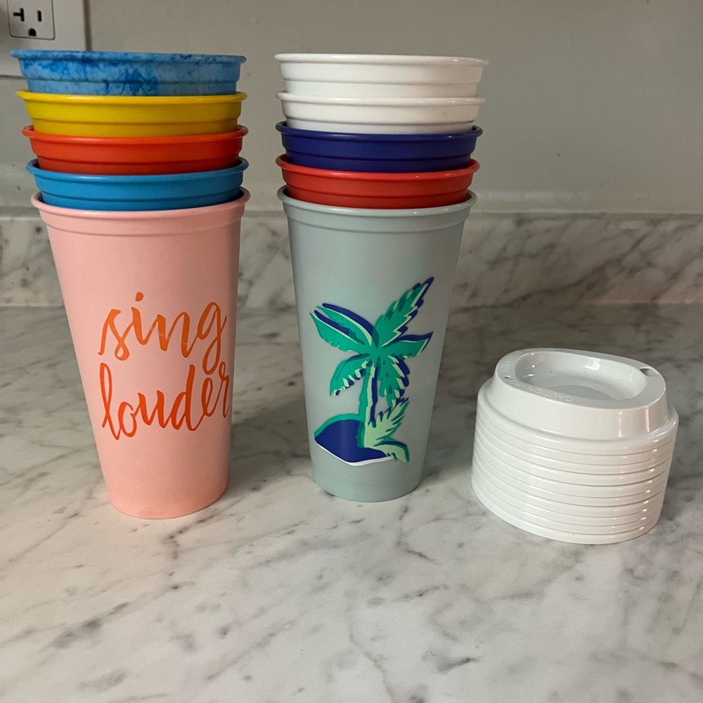 Summer Themed Reusable Starbucks Cups